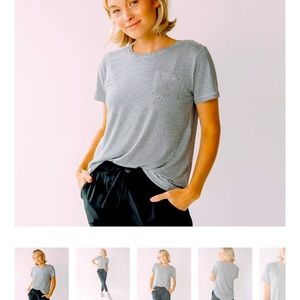 Albion Fit striped Tee